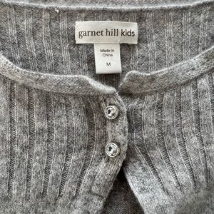Garnet Hill 100% cashmere …new without tags, but extra button tag is still on
